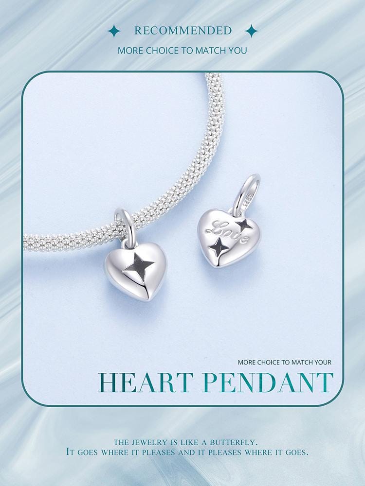Heart Pendant Charm