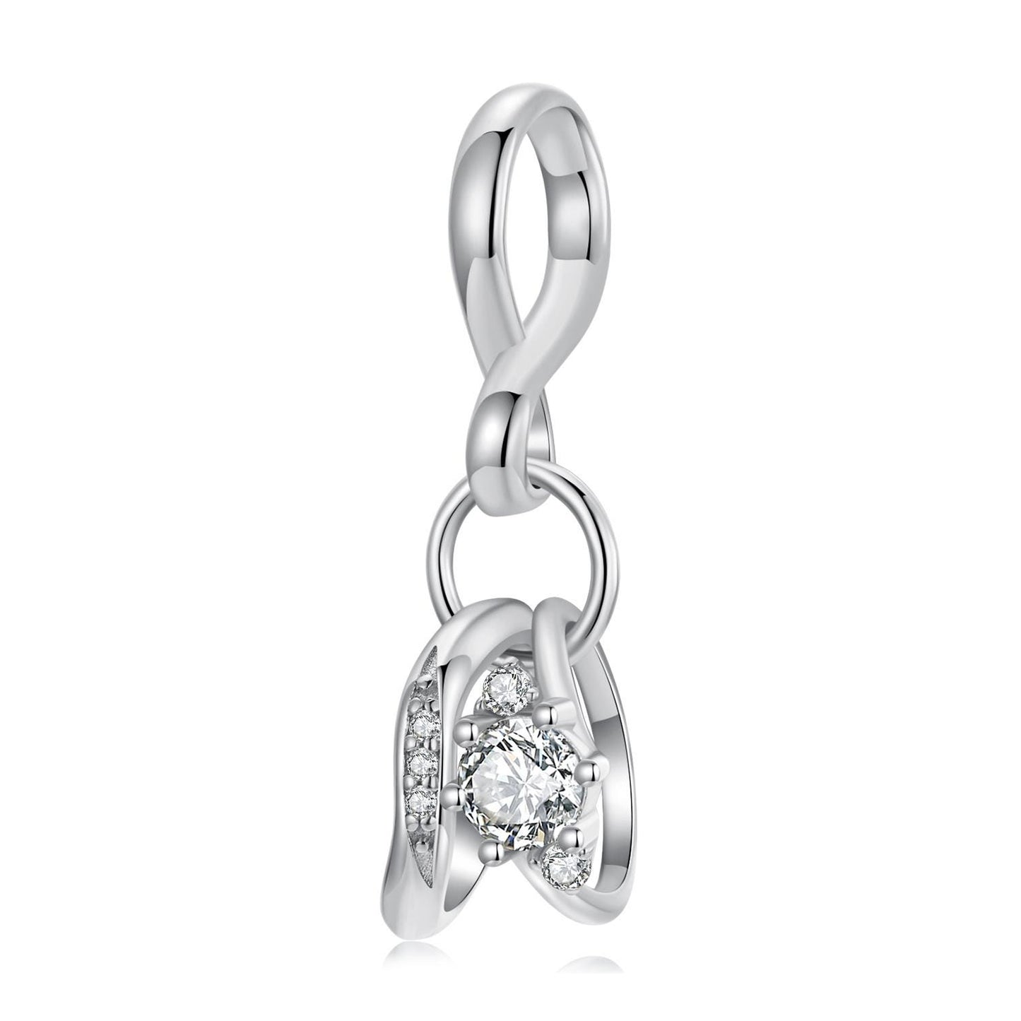Couple Rings Pendant Charm