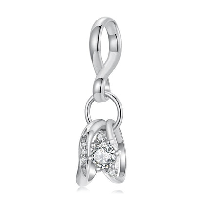 Couple Rings Pendant Charm