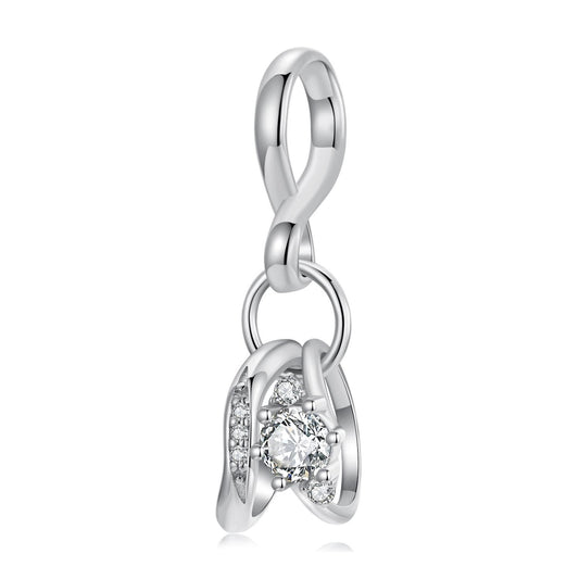 Couple Rings Pendant Charm