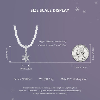 Frosted Crystal Necklace