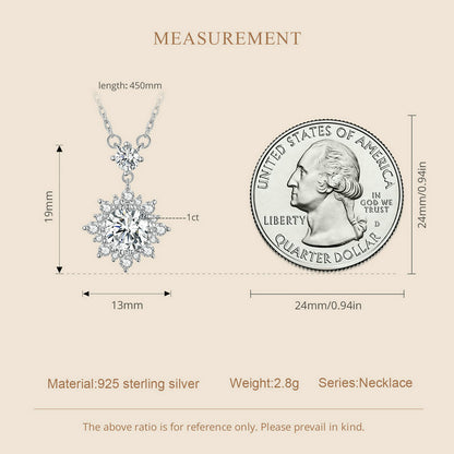Minimalist 1ct Moissanite Necklace