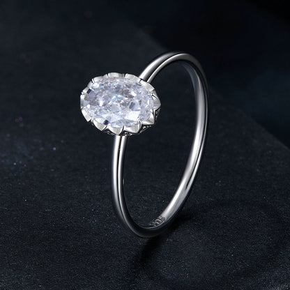 Radiant Beauty 1 Carat Moissanite Ring