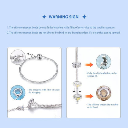 Dreamy Starry Spacer Beads Charm