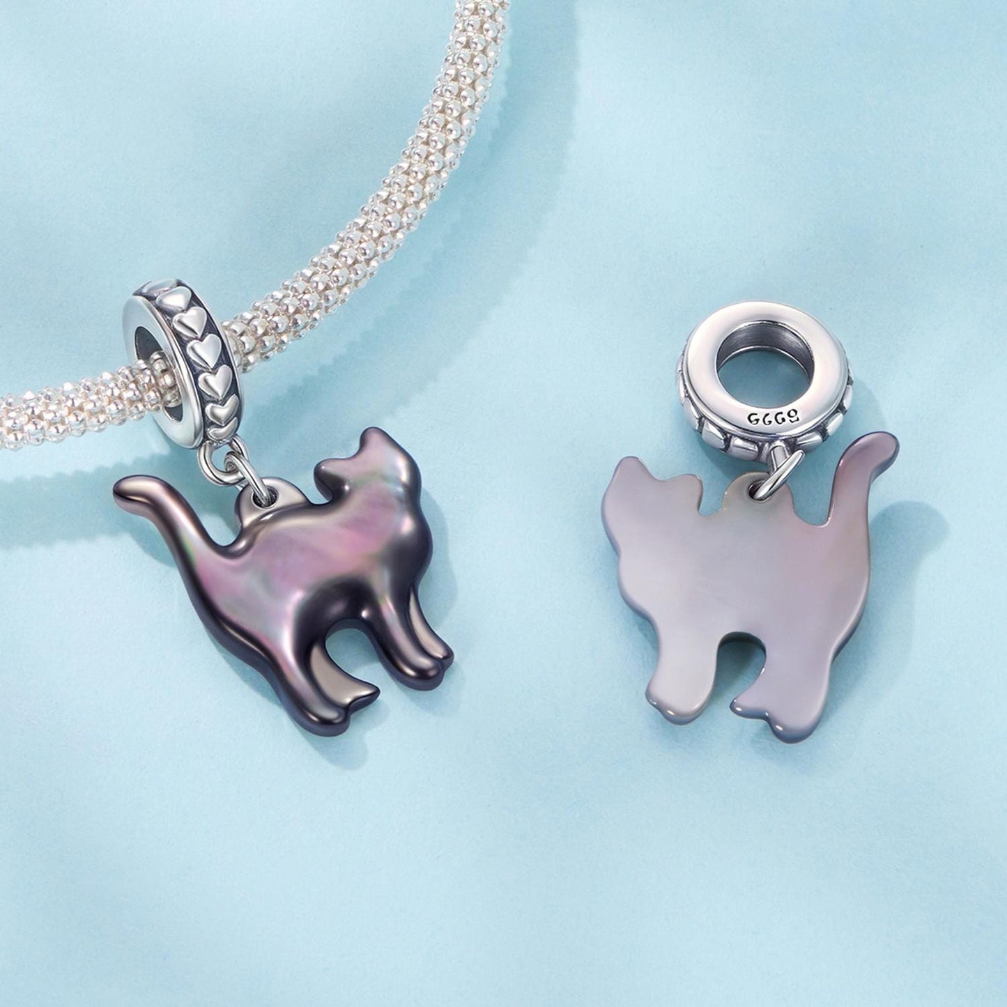 Black Cat Pendant Charm