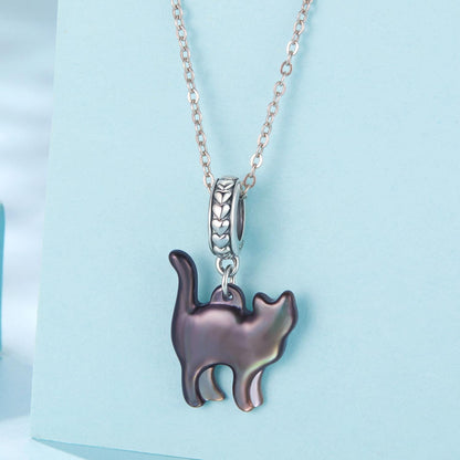 Black Cat Pendant Charm