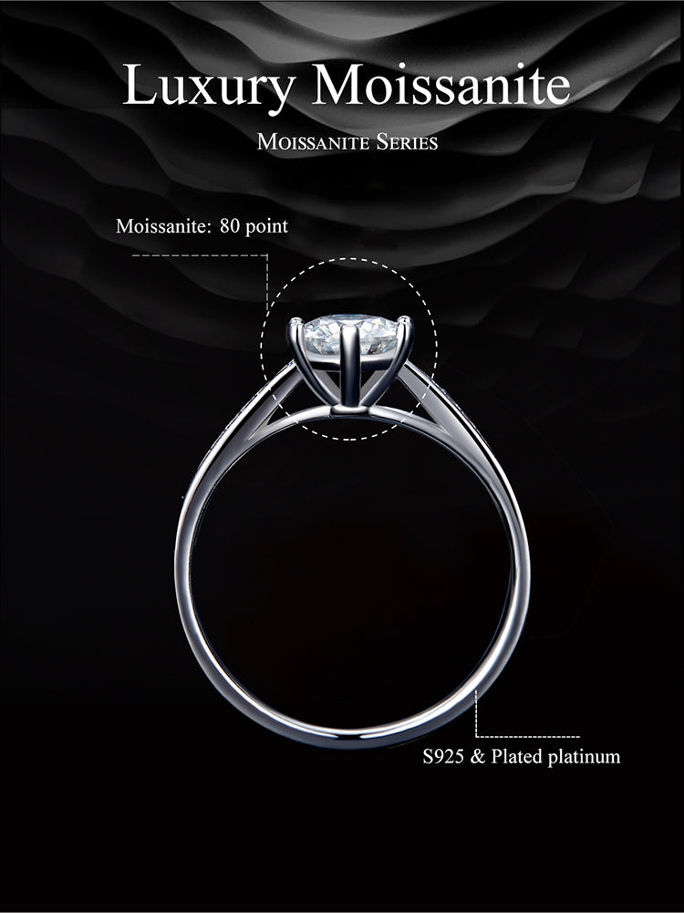 Dazzling Moissanite Ring