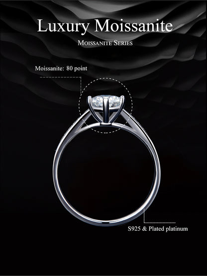 Dazzling Moissanite Ring