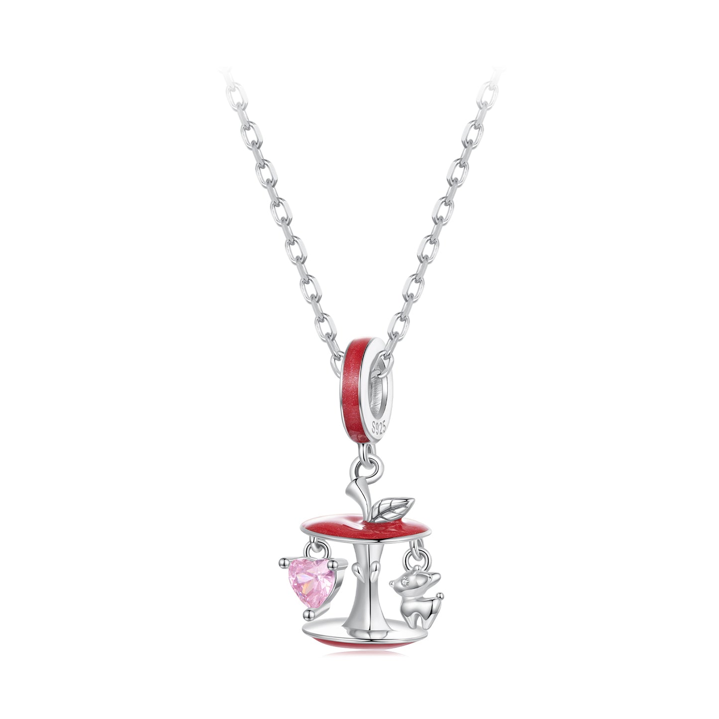 Christmas Apple Pendant Charm
