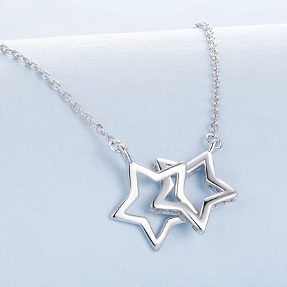 Dangling Star Light Necklace