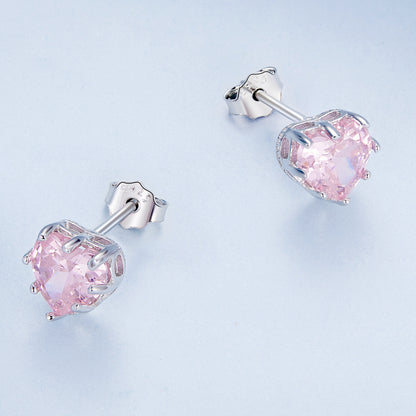 October Birthstone Stud Earrings