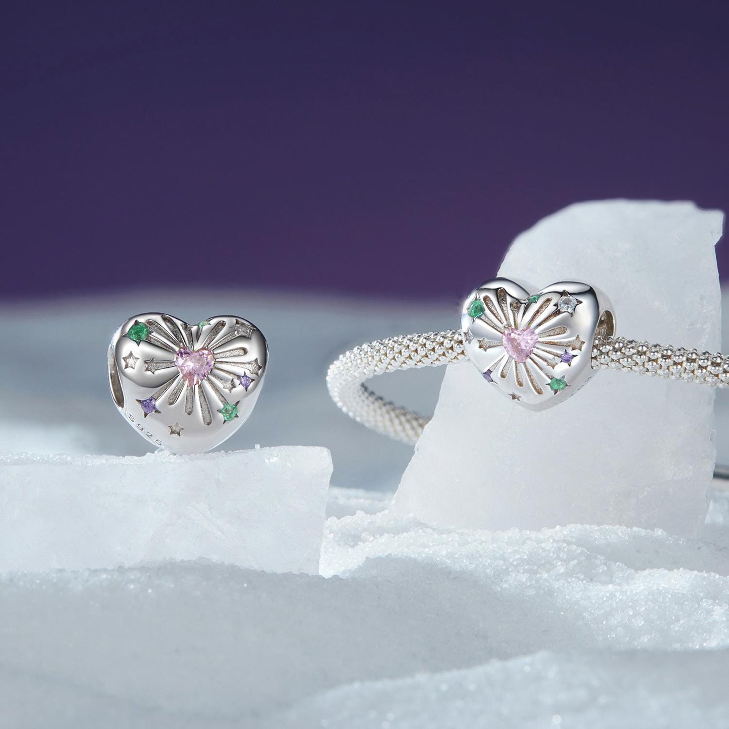 Dazzling Heart Charm