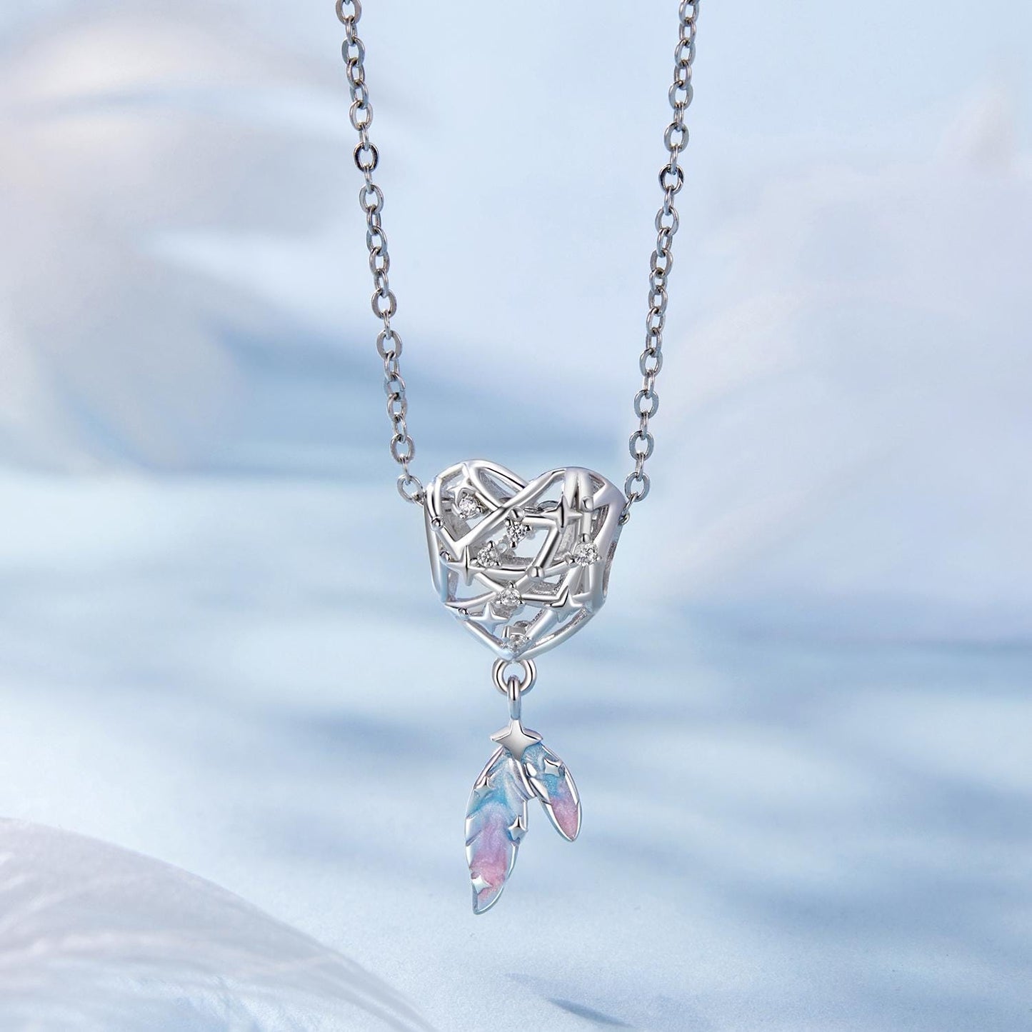 Heart Dreamcatcher Charm