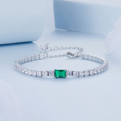 Elegant Emerald Tone Bracelet