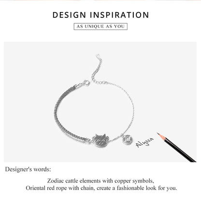 Prosperity Ox Charm Bracelet