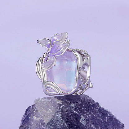 Crystal Iris Charm