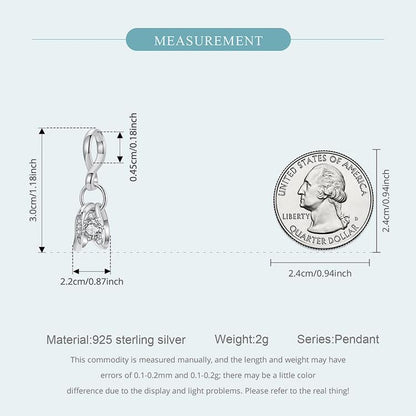 Couple Rings Pendant Charm