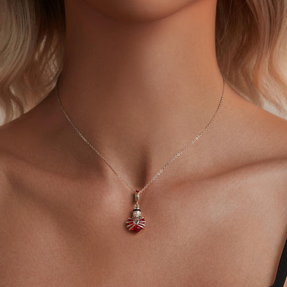 Red Heart Pendant Charm