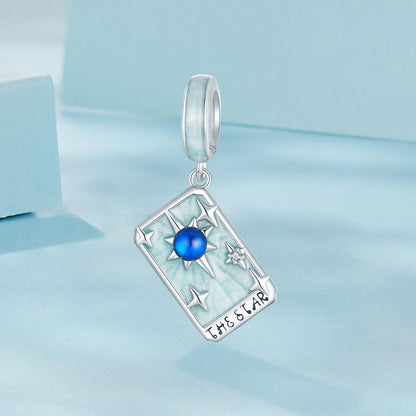 Star Tarot Card Pendant Charm