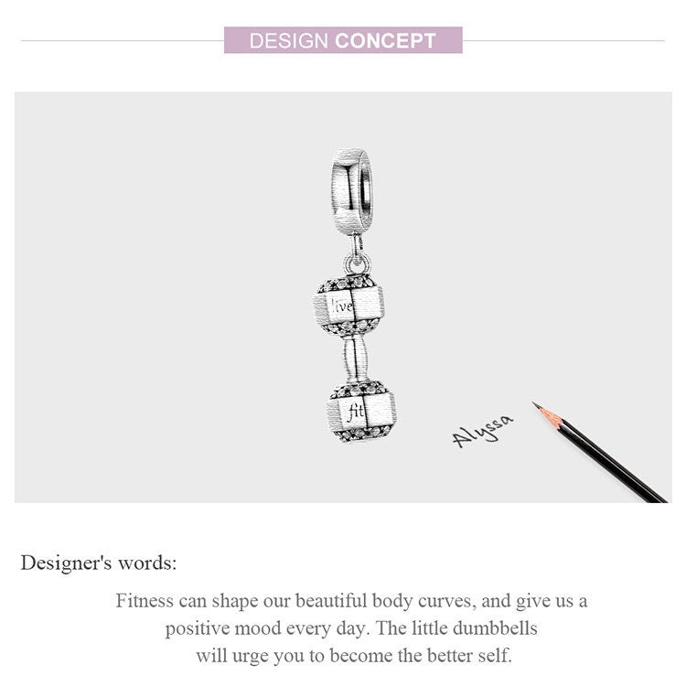 Dumbbells Charm