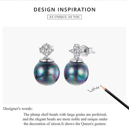 Sparkling Ball Stud Earrings