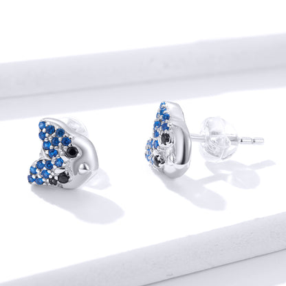 Husky Stud Earrings
