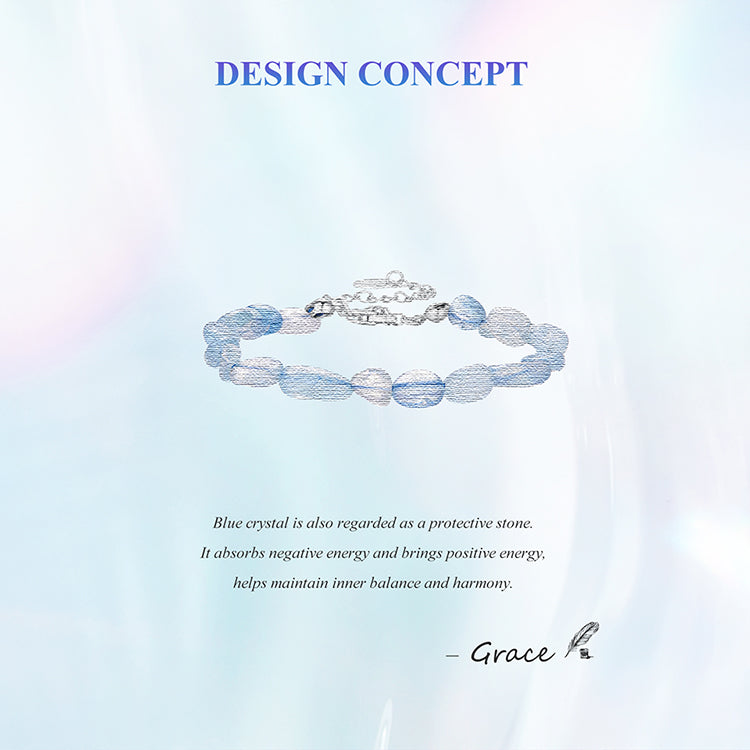 Blue Crystal Bracelet