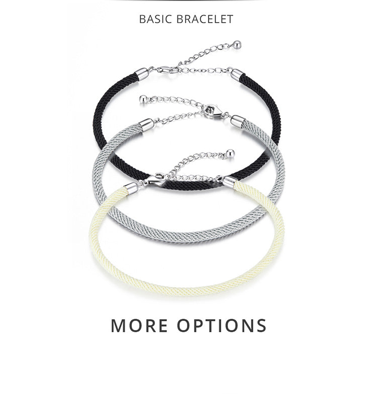Stylish Lucky Braided Bracelet