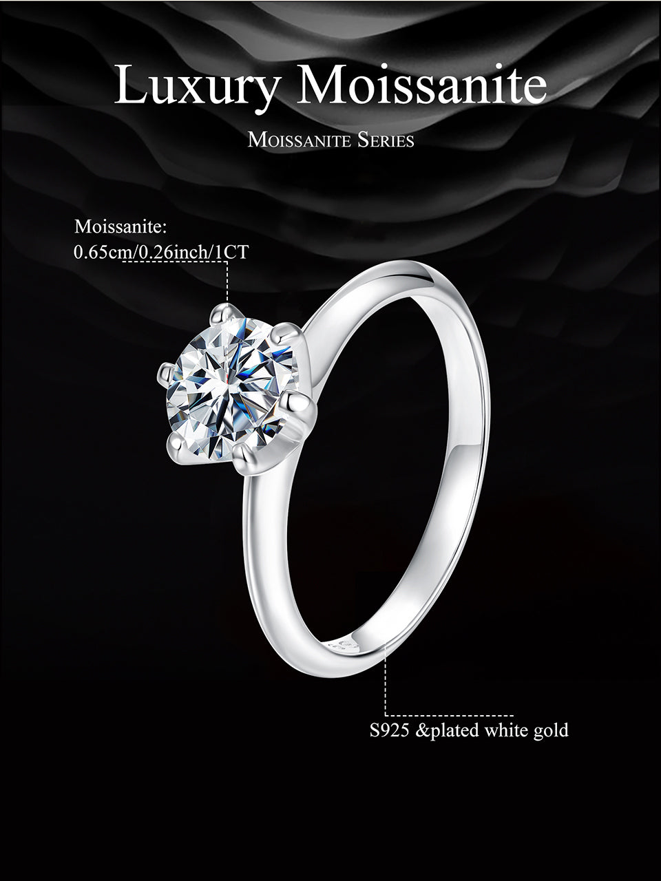 Moissanite Engagement Ring