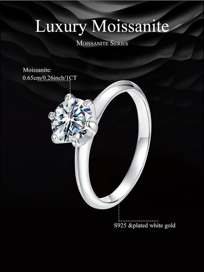 Moissanite Engagement Ring