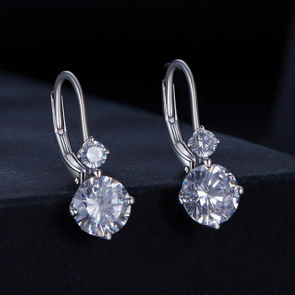Moissanite Spring Ear Climbers