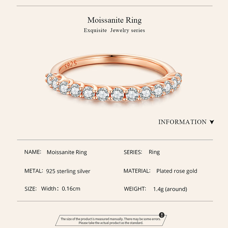 Solo Moissanite Ring