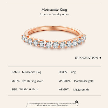 Solo Moissanite Ring