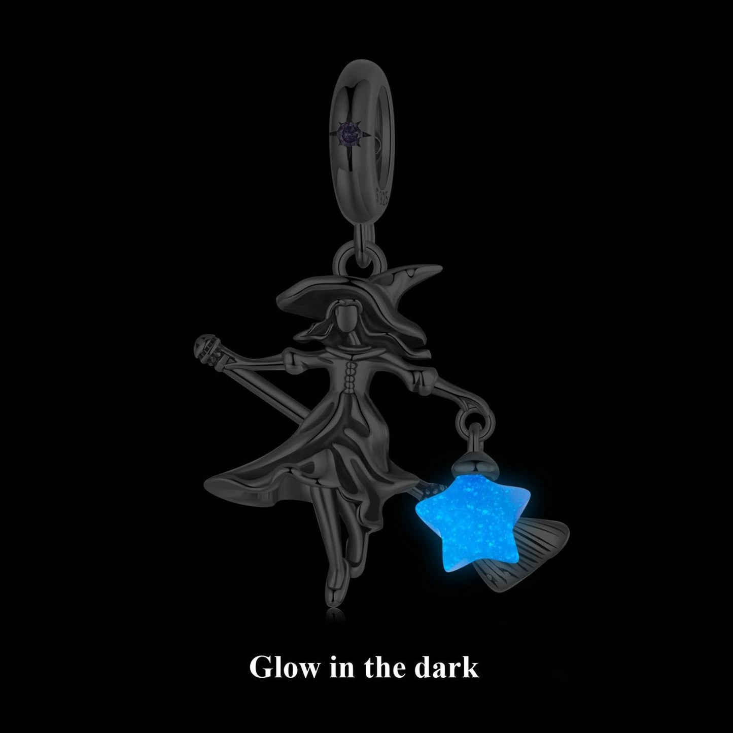 Luminous Elf Witch Pendant Charm