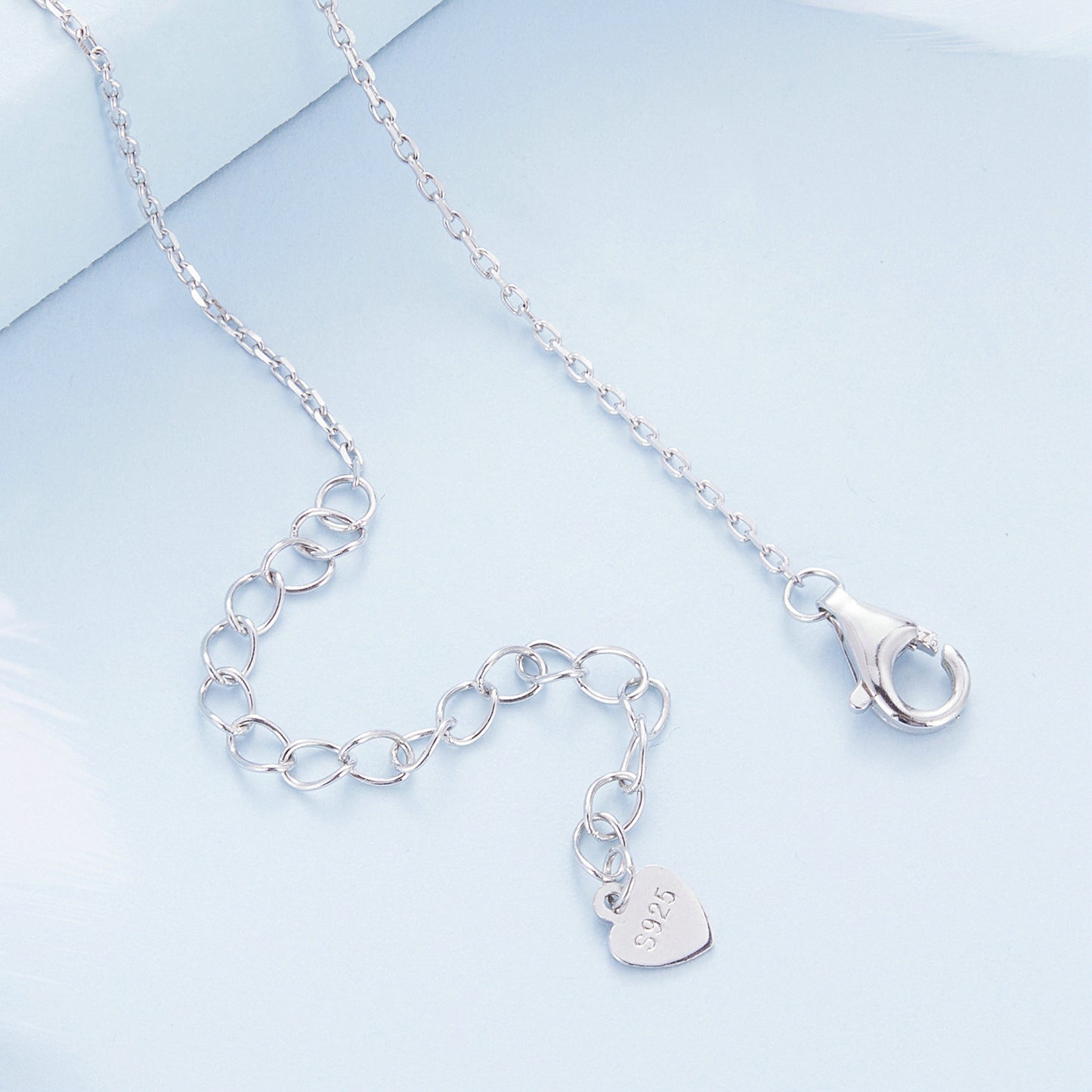 Rippling Heart Pendant Necklace