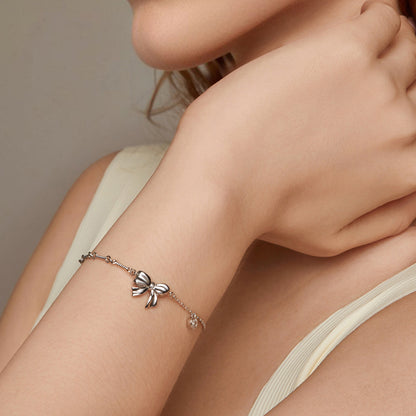 Bow Charm Bracelet