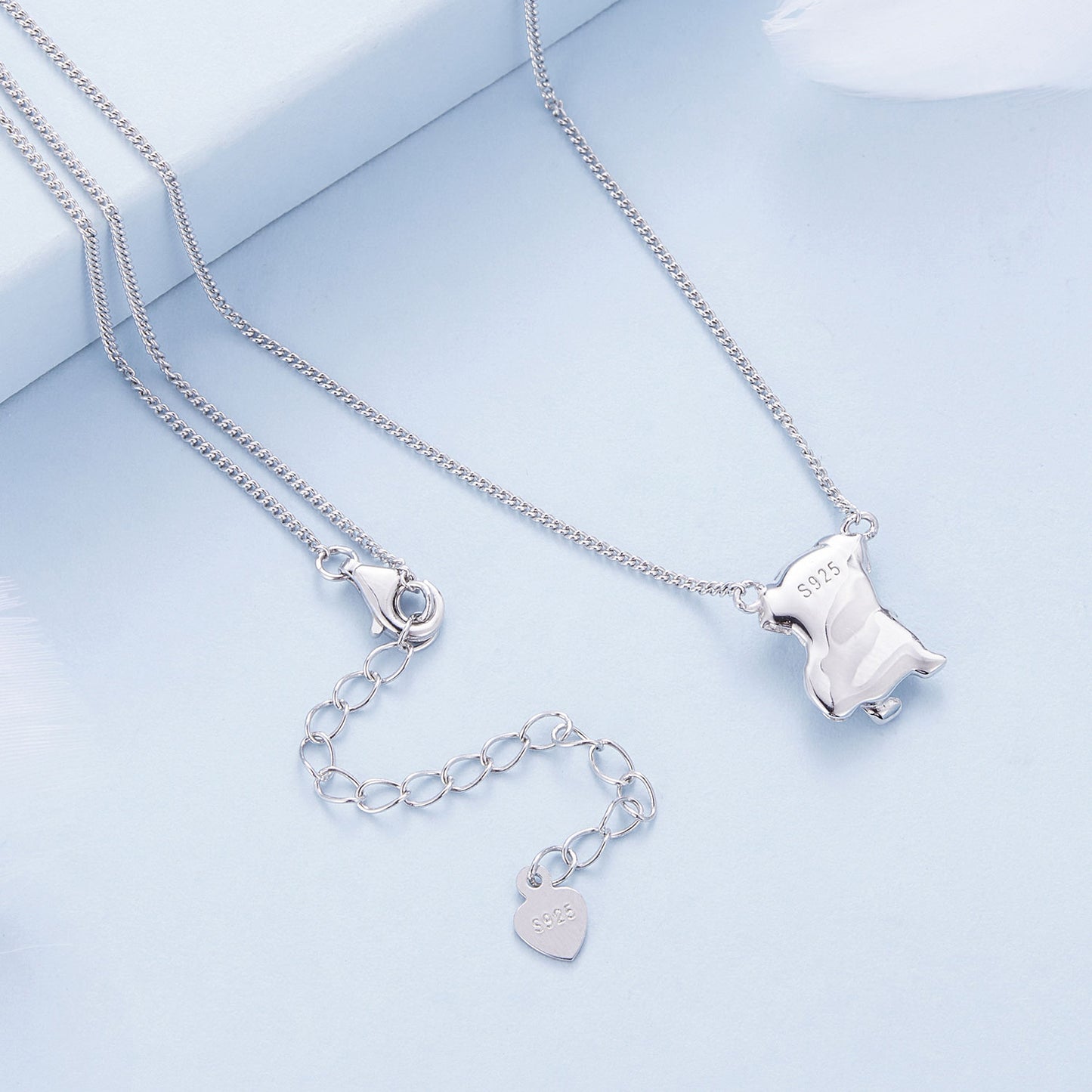 Pug Dog Charm Necklace