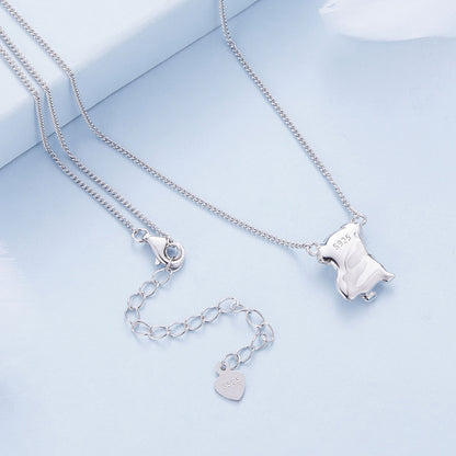 Pug Dog Charm Necklace