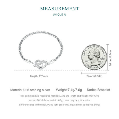 Heart-Shaped Basic Bracelet