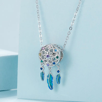 Rainbow Dreamcatcher Charm