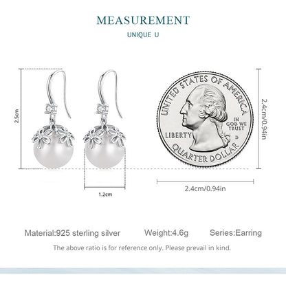 Pearl Hook Earrings