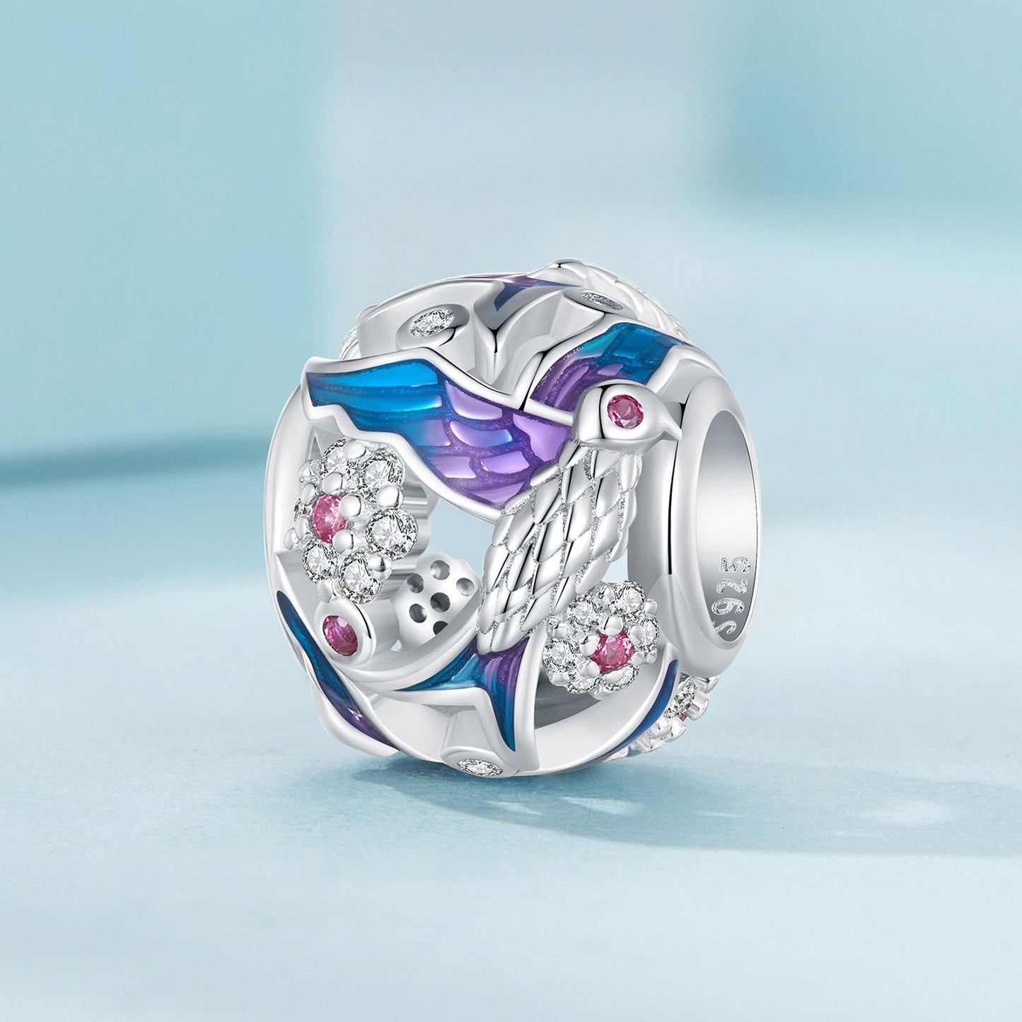 Kingfisher Charm