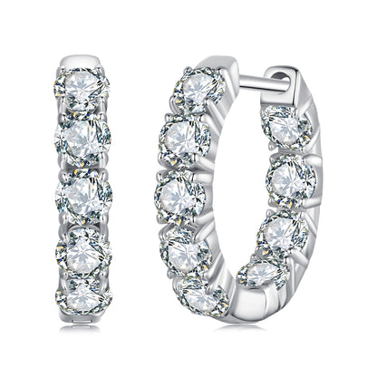 Sparkling Moissanite Ear Climbers