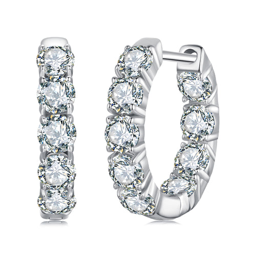 Sparkling Moissanite Ear Climbers