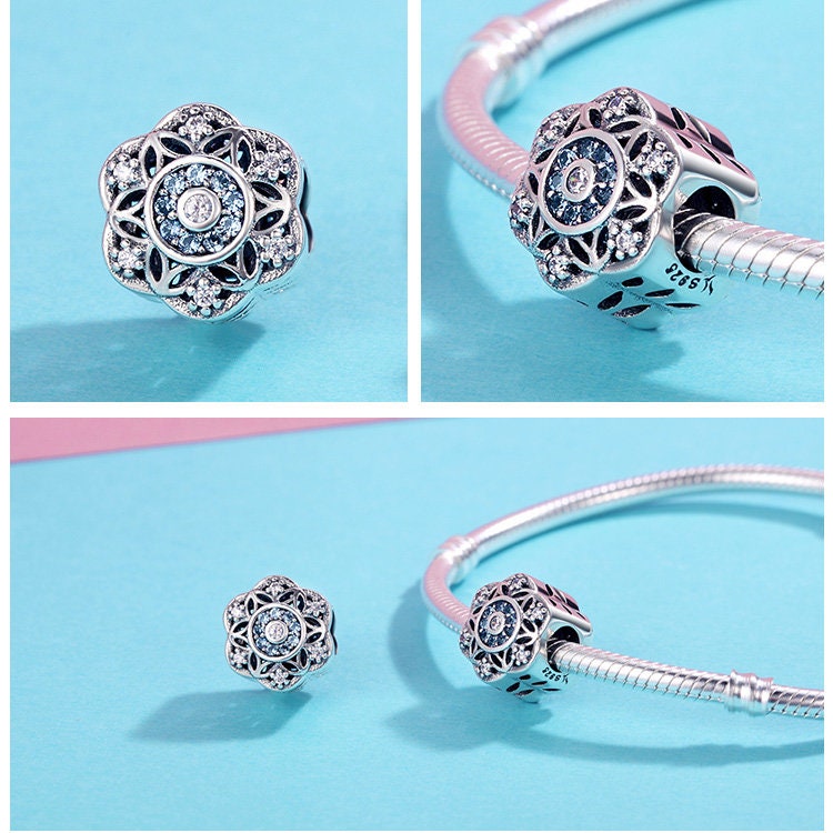 Romantic Snowflakes Charm