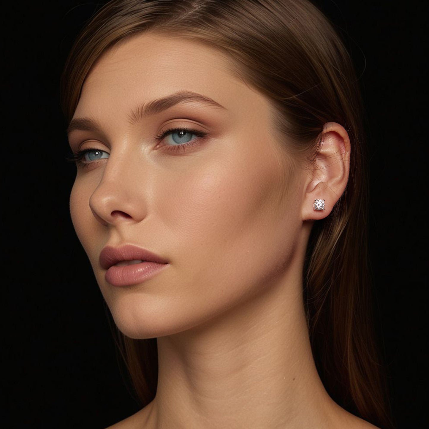 Dazzling Moissanite Studs