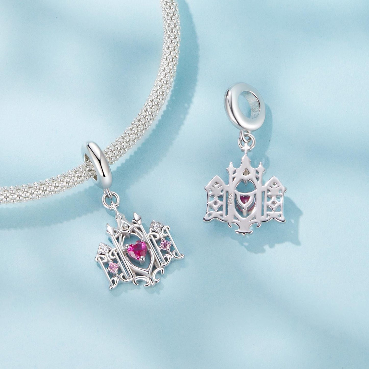 Hollowed Church Pendant Charm