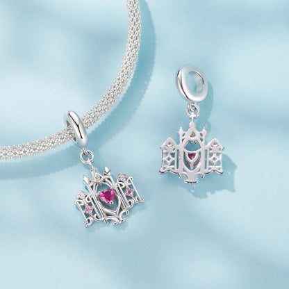Hollowed Church Pendant Charm