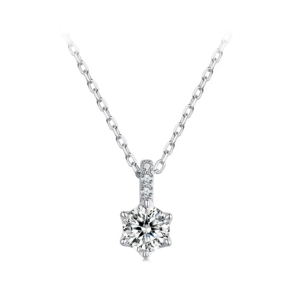 0.5ct Sparkling Moissanite Necklace