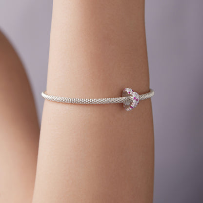 Heart Silicone Spacer Beads Charm